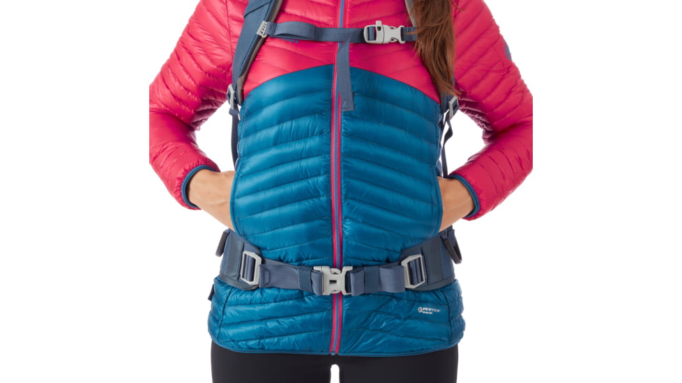 Mammut Broad Peak Light Insulated Jacket - Womens, Sapphire-Dragon Fruit, M, 1013-00320-50251-114