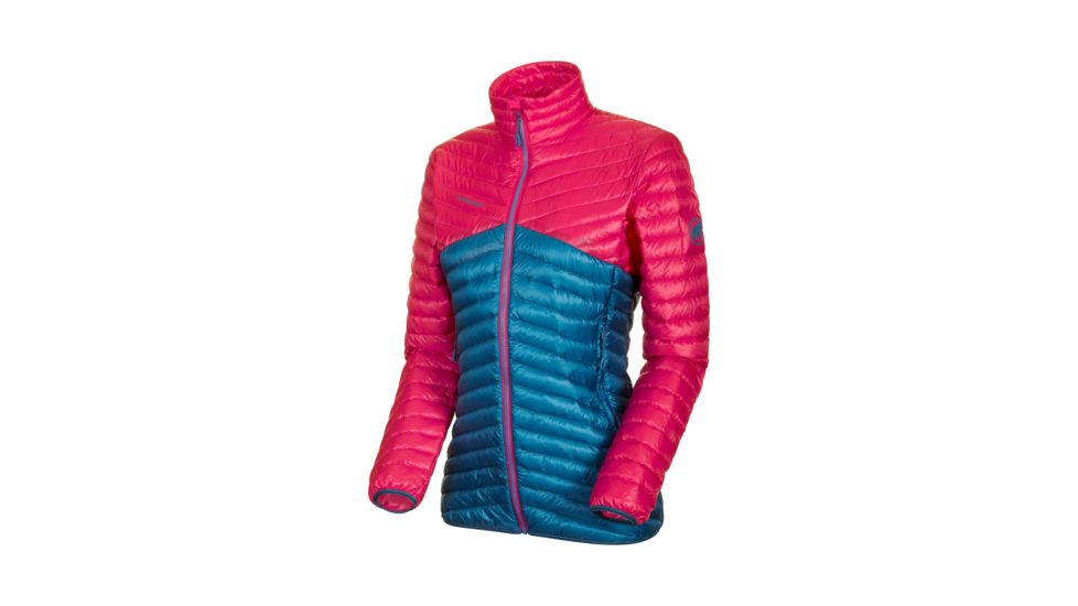 Mammut Broad Peak Light Insulated Jacket - Womens, Sapphire-Dragon Fruit, M, 1013-00320-50251-114