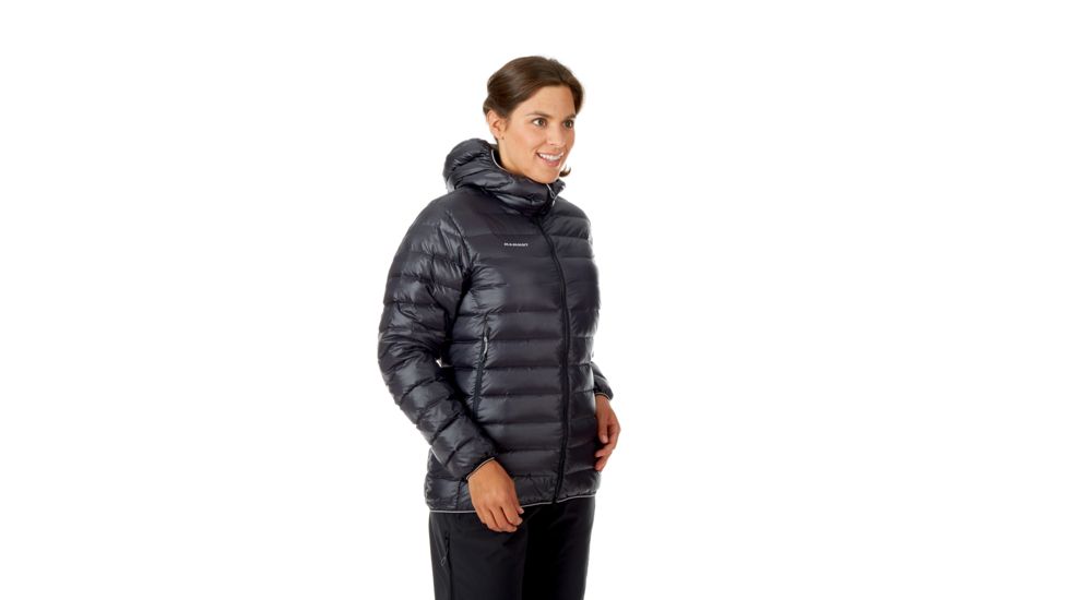 Mammut Broad Peak Pro Insulated Hooded Jacket - Womens, Phantom, Large, 1013-00340-00150-115