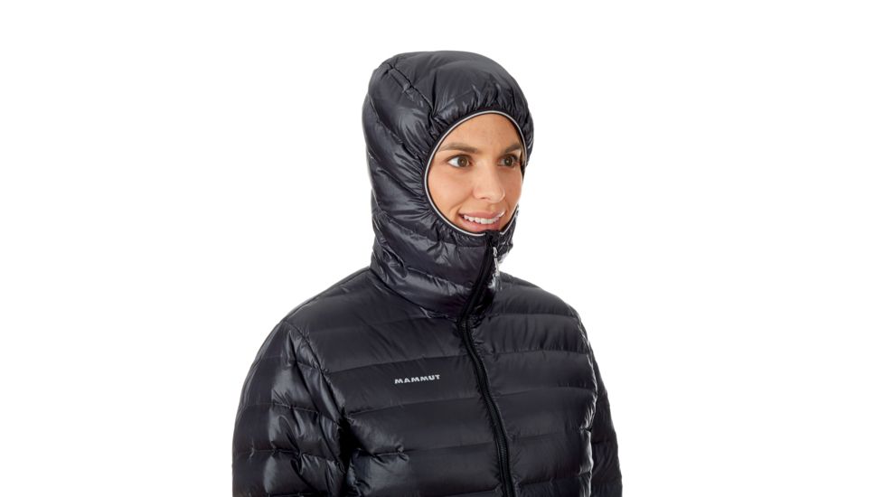 Mammut Broad Peak Pro Insulated Hooded Jacket - Womens, Phantom, Large, 1013-00340-00150-115