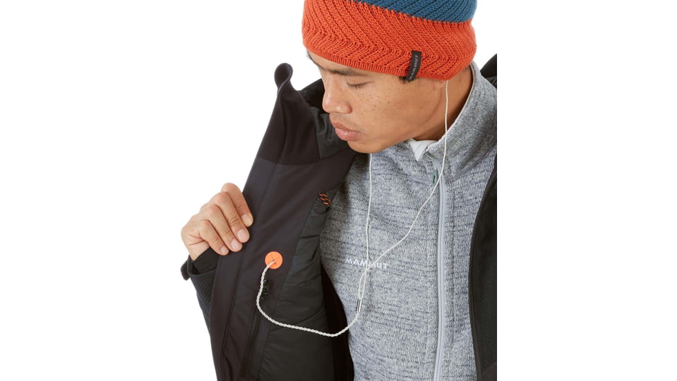 Mammut Cambrena Hardshell Thermo Hooded Jacket - Mens, Black, Extra Large, 1010-27240-0001-116
