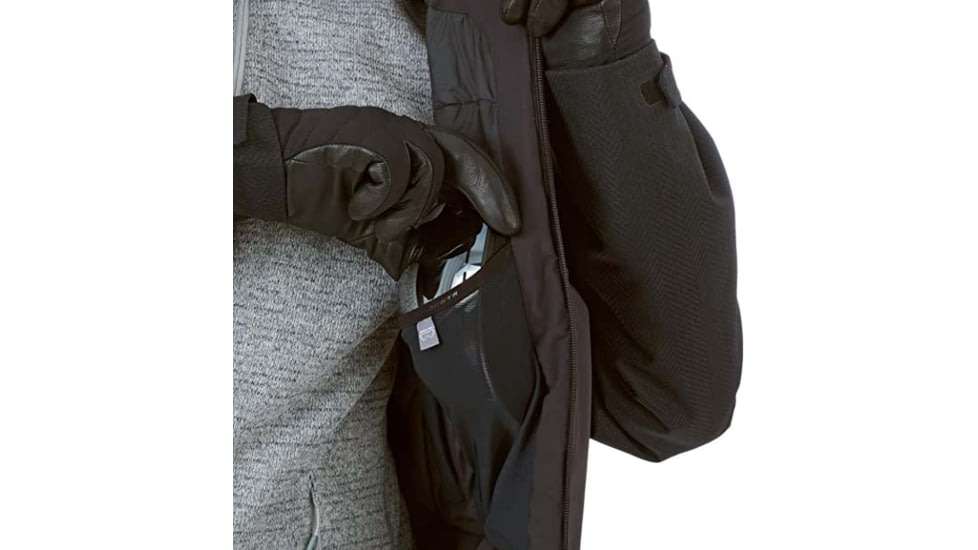Mammut Cambrena Hardshell Thermo Hooded Jacket - Mens, Black, Extra Large, 1010-27240-0001-116
