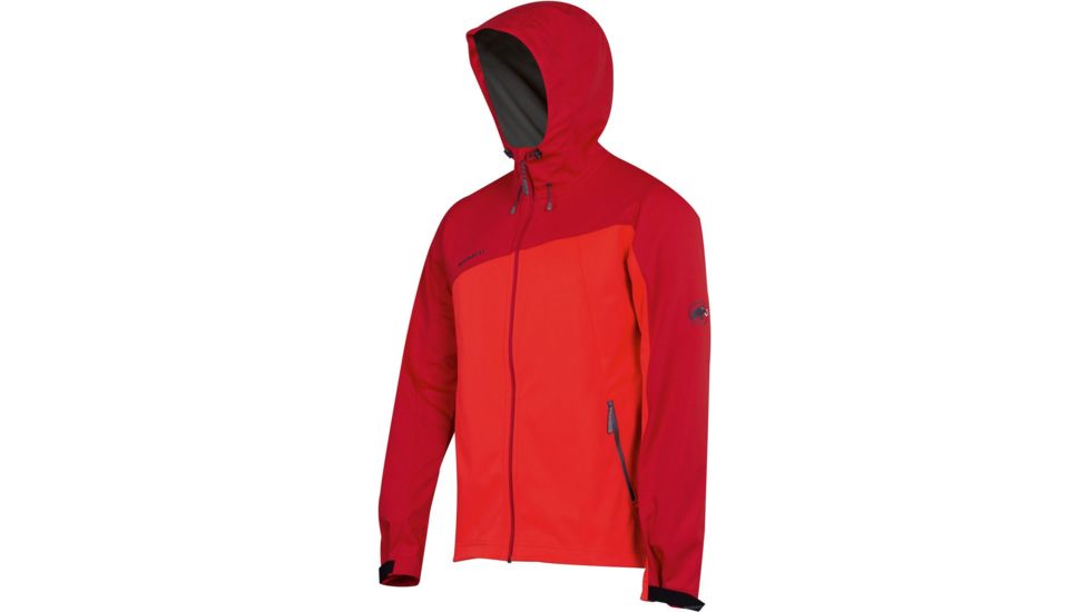 Mammut Cellon Hoody - Womens-Poppy/Inferno-X-Small
