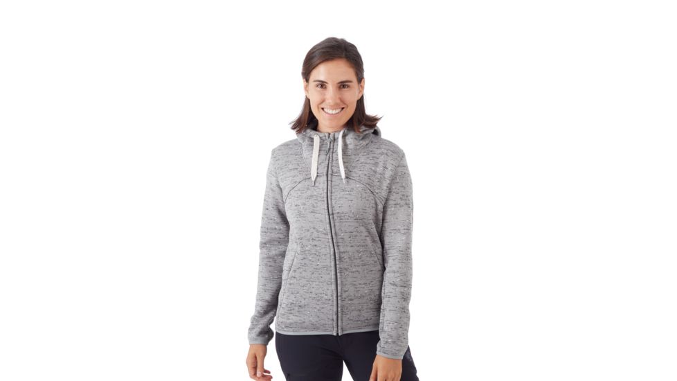 Mammut Chamuera Hooded Midlayer Jacket - Womens, Granite, Extra Small, 1014-01370-0818-112