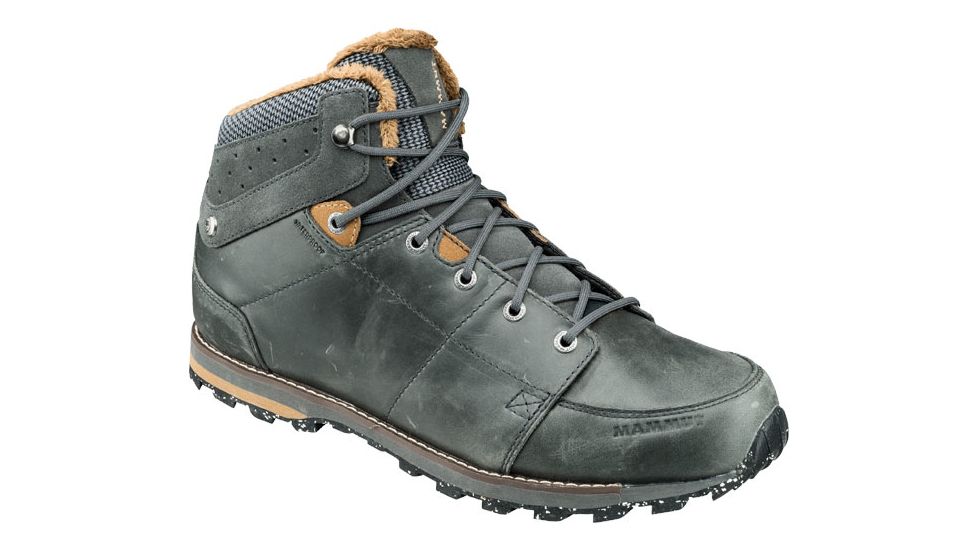 Mammut Chamuera Mid Waterproof Hiking Boot - Men's, Dark Graphite-Timber, US 12.5, 3020-05840-00091-1115