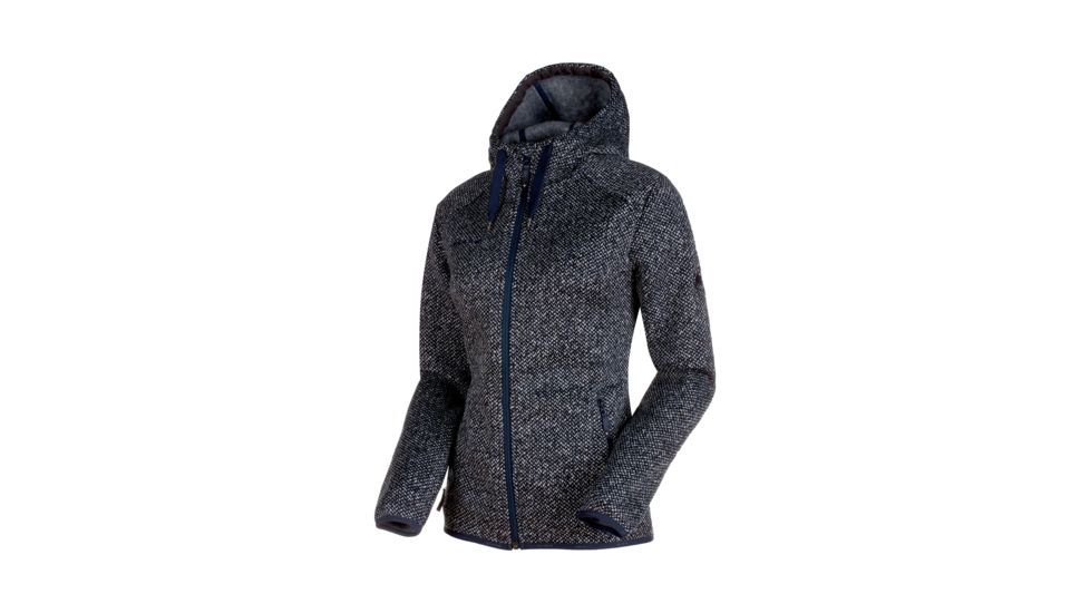 Mammut Chamuera ML Hooded Fleece Jacket - Women's, Marine, Medium 1010-24970-5118-114