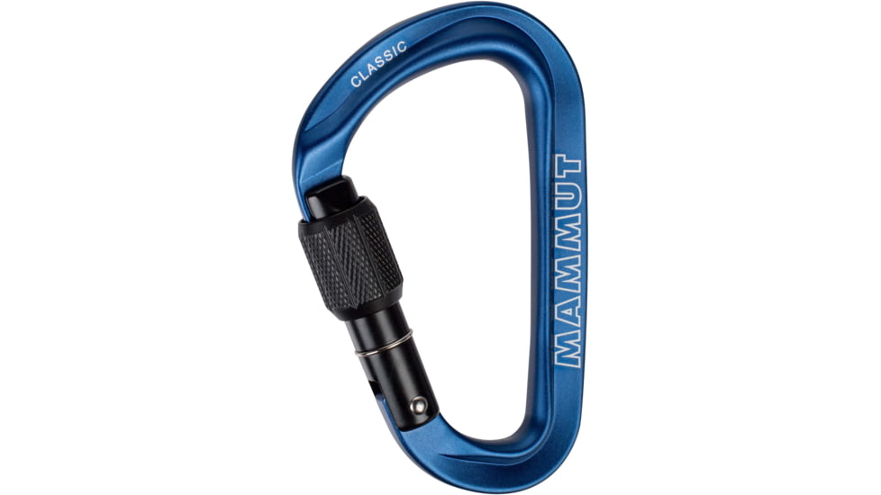 Mammut Classic HMS Screwgate Carabiner, Screw Gate/Blue, One Size, 2040-02470-1550-1
