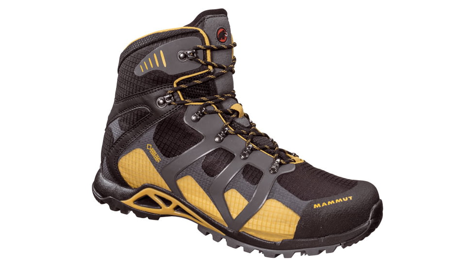 Mammut Comfort High GTX SURROUND Hiking Boot - Women's -Black/Mayan-Medium-7.5