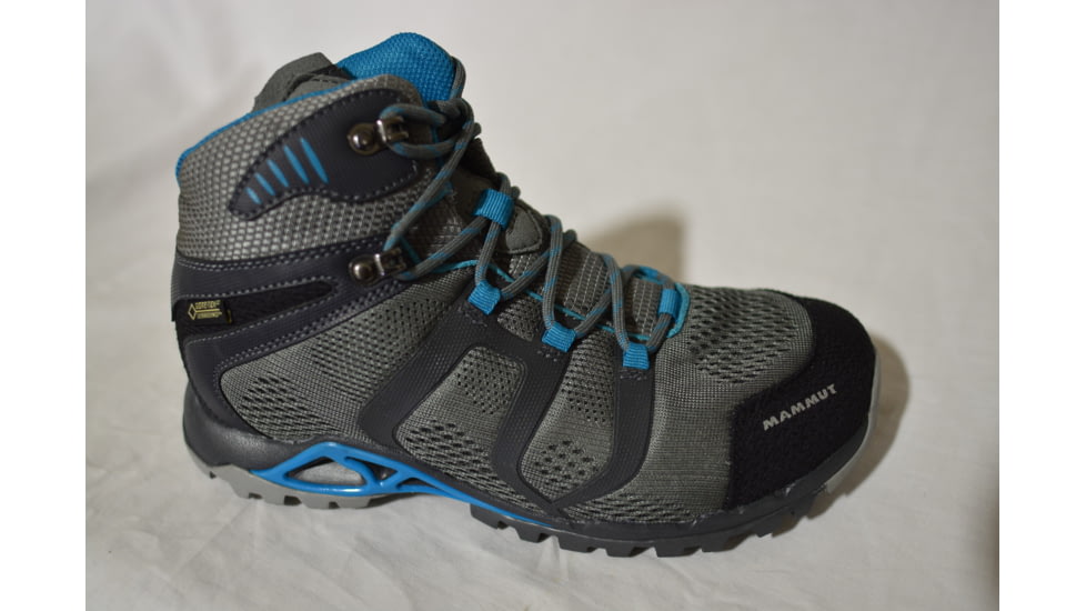 Mammut Comfort Mid GTX SURROUND-Women's-US 7-Graphite/Pacific