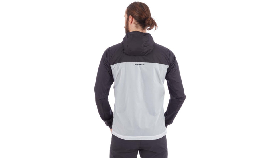 Mammut Convey Hooded Jacket - Mens, Black/Bright White, Small, 1012-00110-00226-113