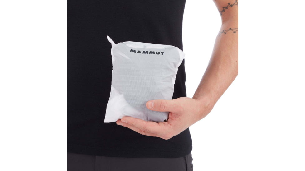 Mammut Convey Hooded Jacket - Mens, Black/Bright White, Small, 1012-00110-00226-113