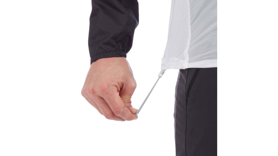 Mammut Convey Hooded Jacket - Mens, Black/Bright White, Small, 1012-00110-00226-113