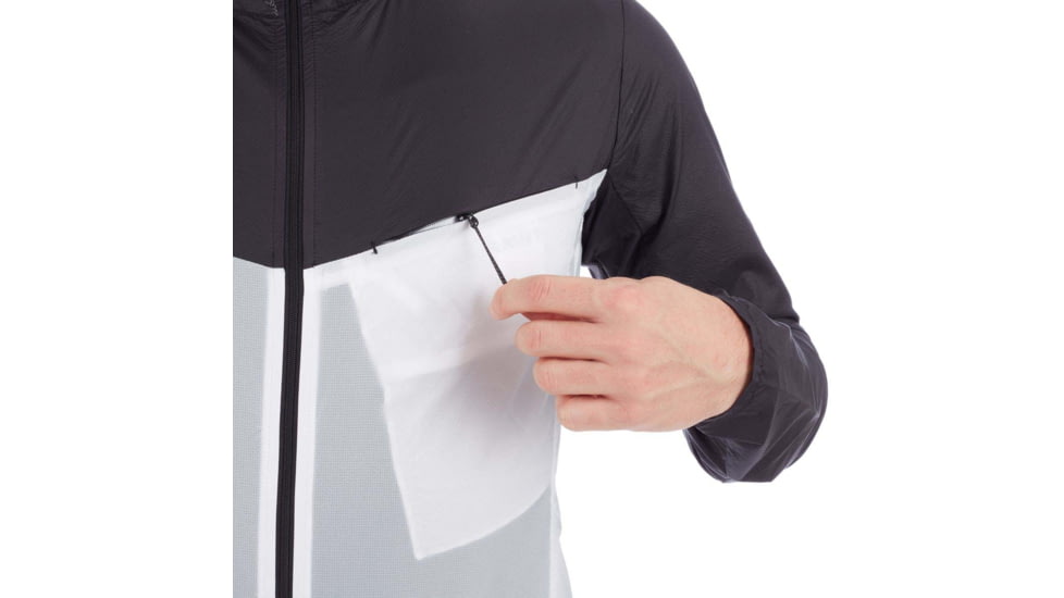 Mammut Convey Hooded Jacket - Mens, Black/Bright White, Small, 1012-00110-00226-113