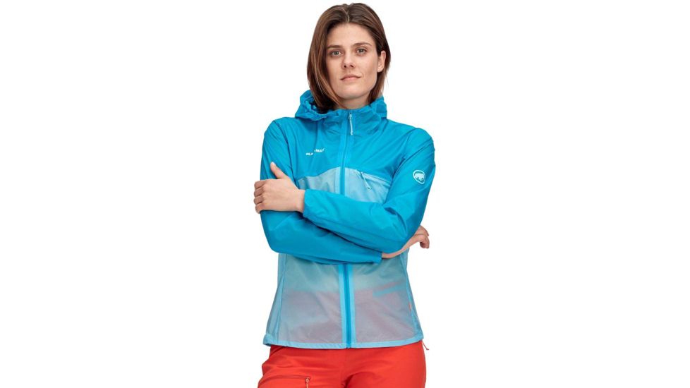 Mammut Convey Hooded Jacket - Womens, Ocean/Whisper, Large, 1012-00120-50317-115