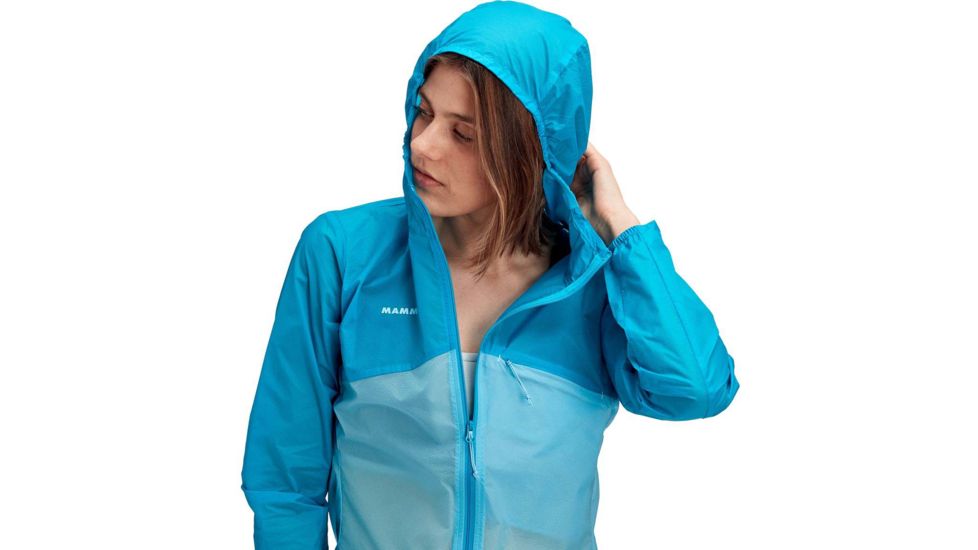 Mammut Convey Hooded Jacket - Womens, Ocean/Whisper, Large, 1012-00120-50317-115