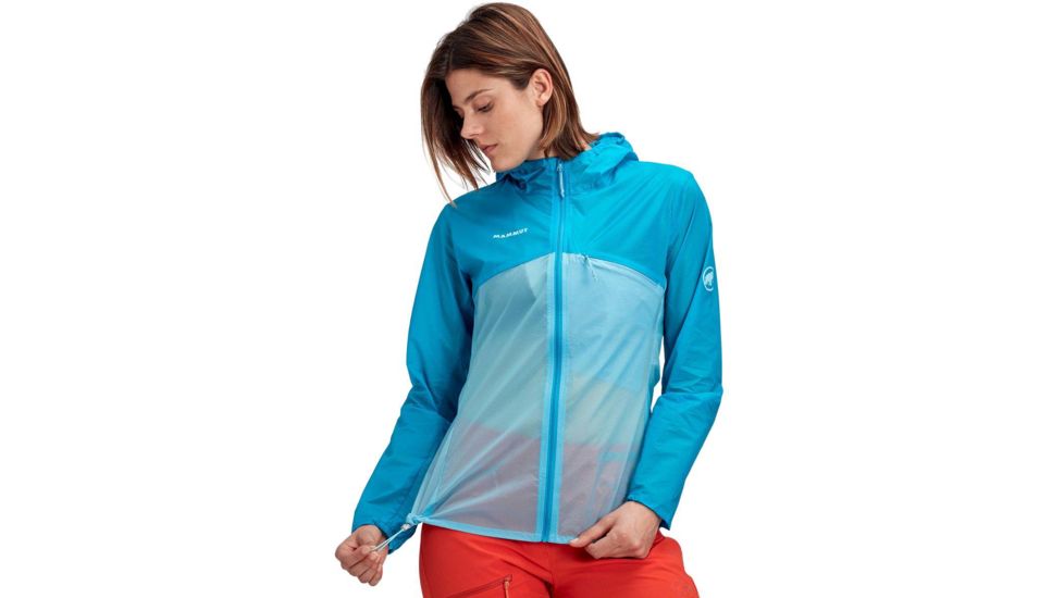 Mammut Convey Hooded Jacket - Womens, Ocean/Whisper, Large, 1012-00120-50317-115