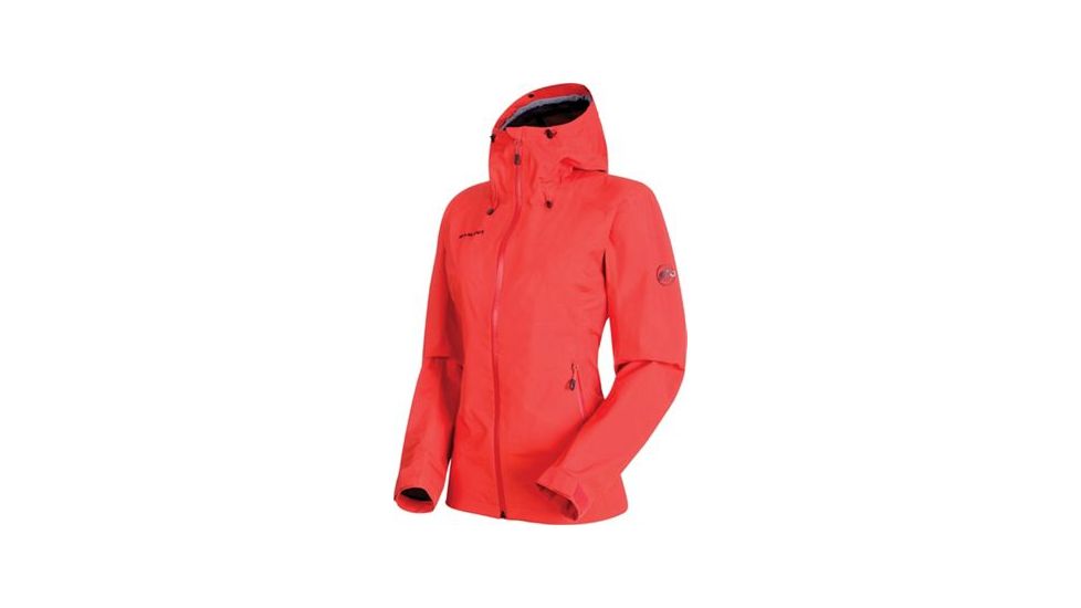 Mammut Convey HS Hooded Rain Jacket - Womens, Barberry/Merlot, Small, 1010-17811-3460-113
