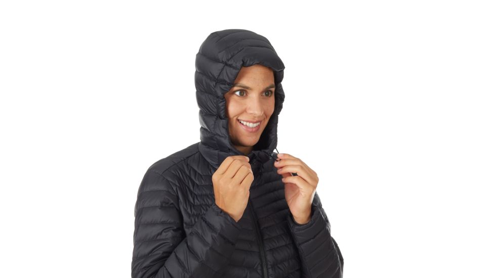 Mammut Convey Insulated Hooded Jacket - Women's, Small, Black/Phantom, 1013-00250-00189-112