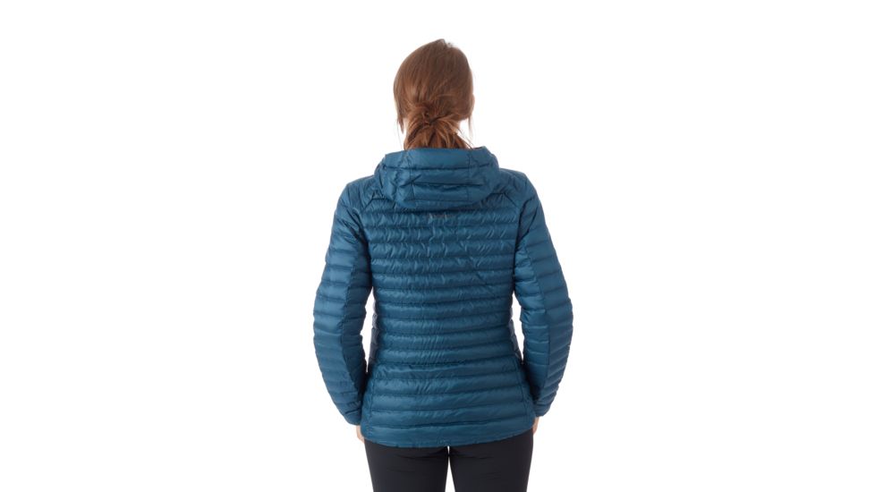Mammut Convey Insulated Hooded Jacket - Women's, Extra Small, Wing Teal/Pepper, 1013-00250-50265-112