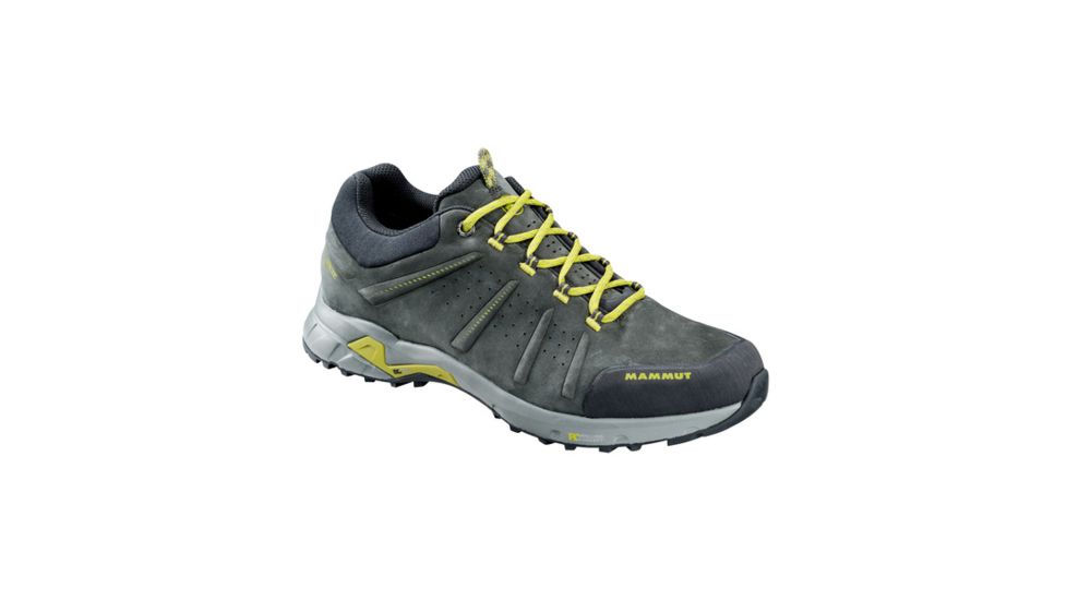 Mammut Convey Low GTX Hiking Boots - Mens, Graphite-Dark Citron, US 9.5, 3030-03220-00210-1085