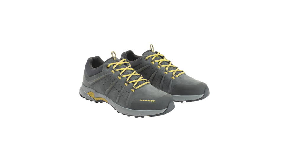 Mammut Convey Low GTX Shoes - Mens, Graphite/Dark Citron, 14, 3030-03220-00210-1300