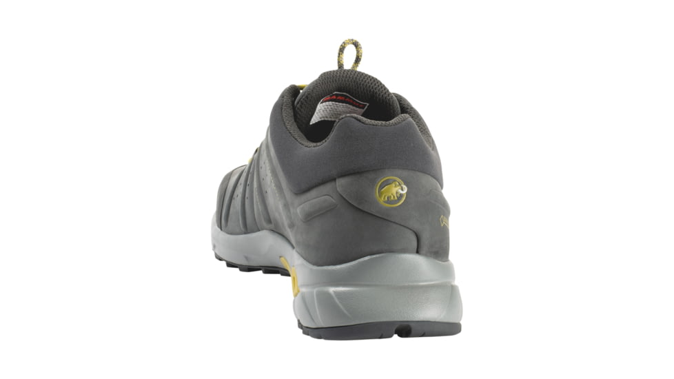 Mammut Convey Low GTX Shoes - Mens, Graphite/Dark Citron, 14, 3030-03220-00210-1300