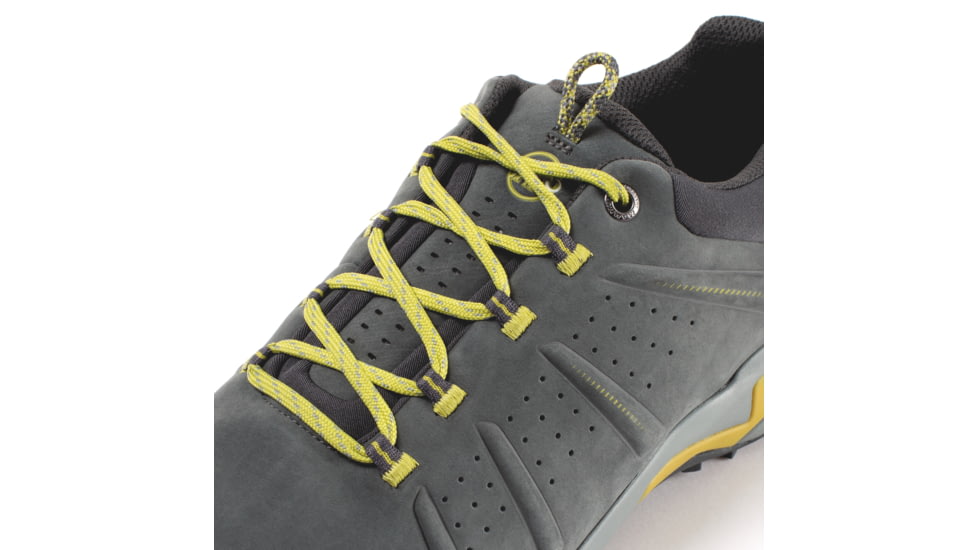 Mammut Convey Low GTX Shoes - Mens, Graphite/Dark Citron, 14, 3030-03220-00210-1300