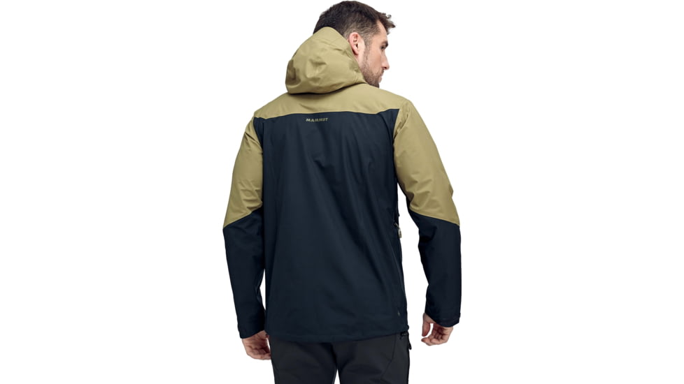 Mammut Convey Tour Hardshell Hooded Jacket - Mens, Olive/Marine, Small, 1010-27840-40123-113