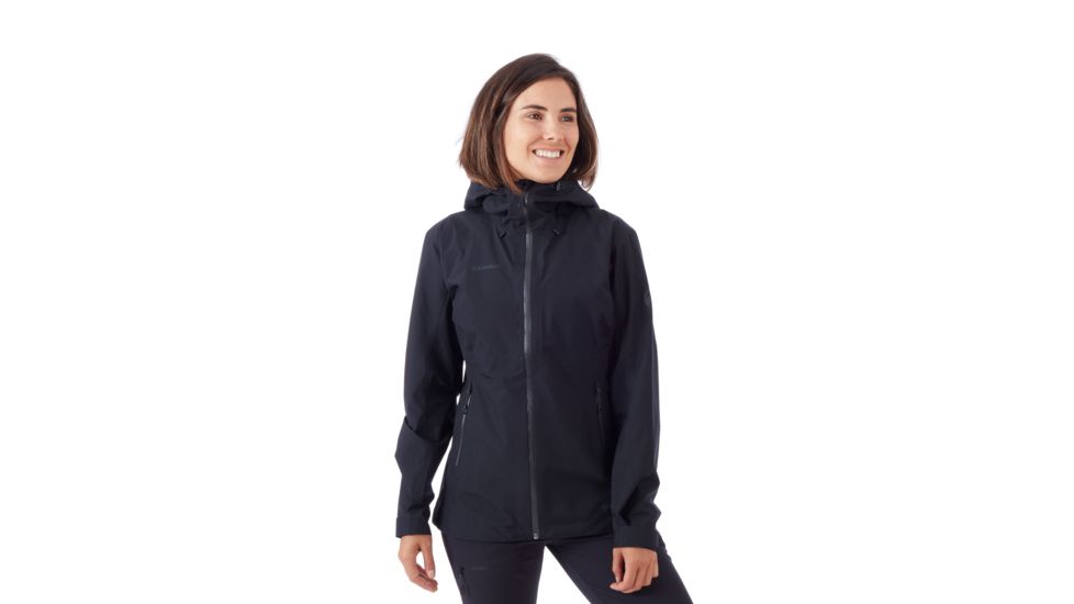 Mammut Convey Tour Hooded Hardshell Jacket - Womens, Black, Extra Large, 1010-26020-0001-116