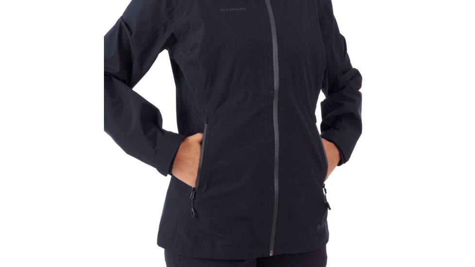 Mammut Convey Tour Hooded Hardshell Jacket - Womens, Black, Extra Large, 1010-26020-0001-116