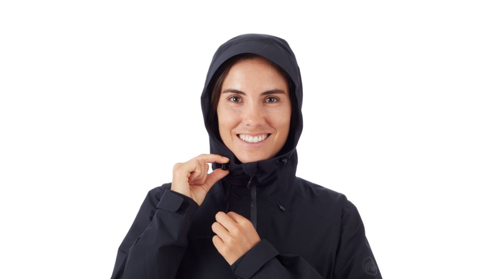 Mammut Convey Tour Hooded Hardshell Jacket - Womens, Black, Extra Large, 1010-26020-0001-116