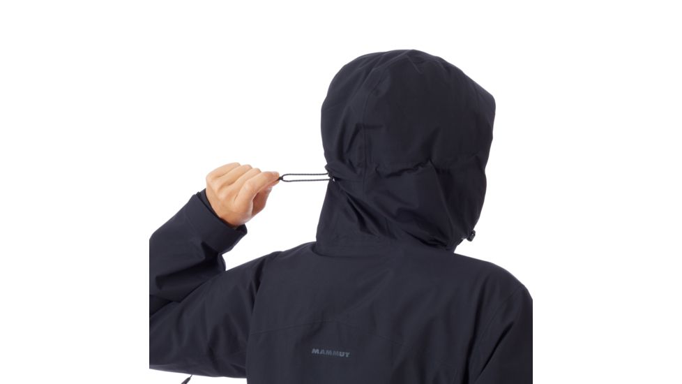 Mammut Convey Tour Hooded Hardshell Jacket - Womens, Black, Extra Large, 1010-26020-0001-116