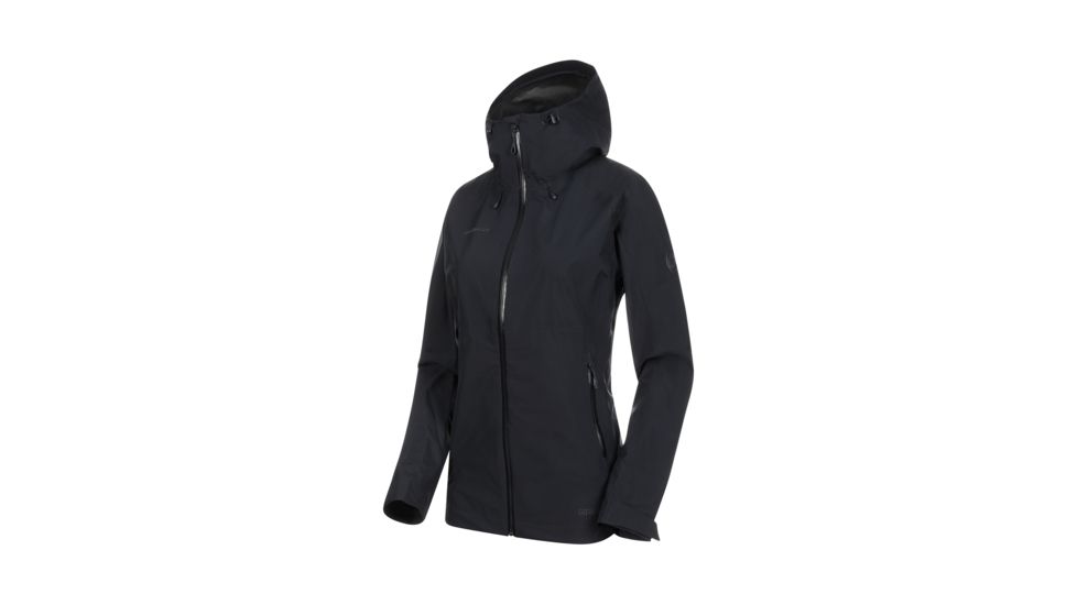 Mammut Convey Tour Hooded Hardshell Jacket - Womens, Black, Extra Large, 1010-26020-0001-116