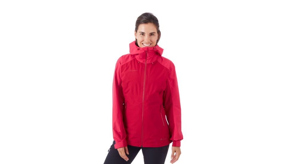 Mammut Convey Tour Hooded Hardshell Jacket - Womens, Scooter/Dragon Fruit, Large, 1010-26022-3568-115