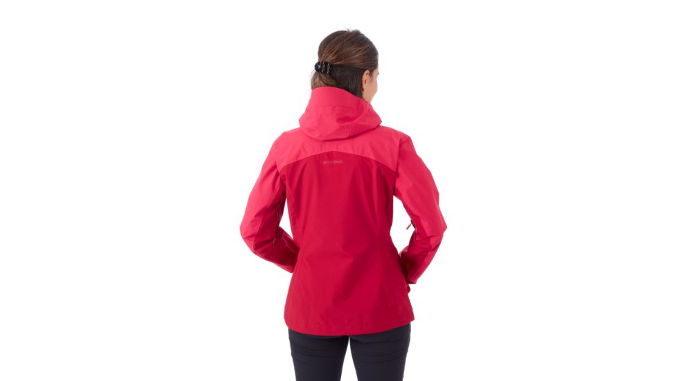 Mammut Convey Tour Hooded Hardshell Jacket - Womens, Scooter/Dragon Fruit, Large, 1010-26022-3568-115