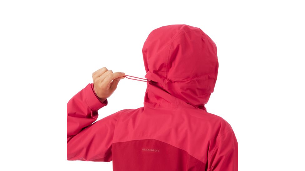 Mammut Convey Tour Hooded Hardshell Jacket - Womens, Scooter/Dragon Fruit, Large, 1010-26022-3568-115