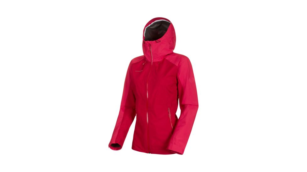 Mammut Convey Tour Hooded Hardshell Jacket - Womens, Scooter/Dragon Fruit, Large, 1010-26022-3568-115