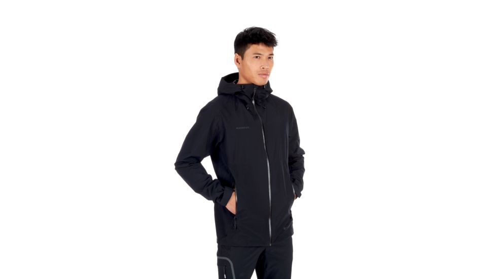 Mammut Convey Tour HS Hooded Jacket - Men's, Black, Large, 1010-26032-0001-115
