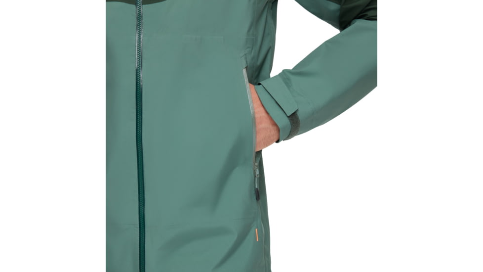 Mammut Convey Tour HS Hooded Jacket - Mens, Dark Jade/Woods, Large, 1010-27841-40239-115
