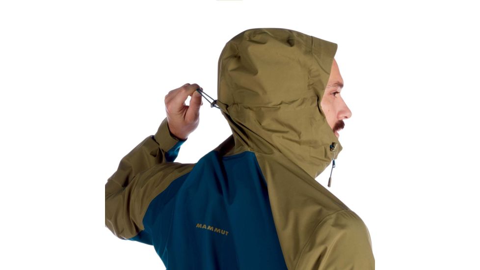 Mammut Convey Tour HS Hooded Jacket - Mens, Poseidon-Olive, Medium, 1010-26032-50137-114