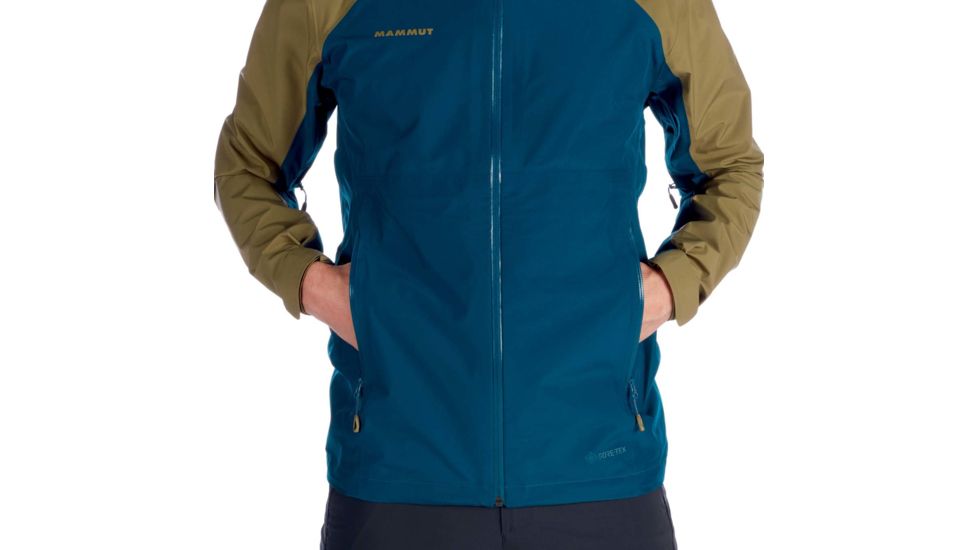 Mammut Convey Tour HS Hooded Jacket - Mens, Poseidon-Olive, Medium, 1010-26032-50137-114