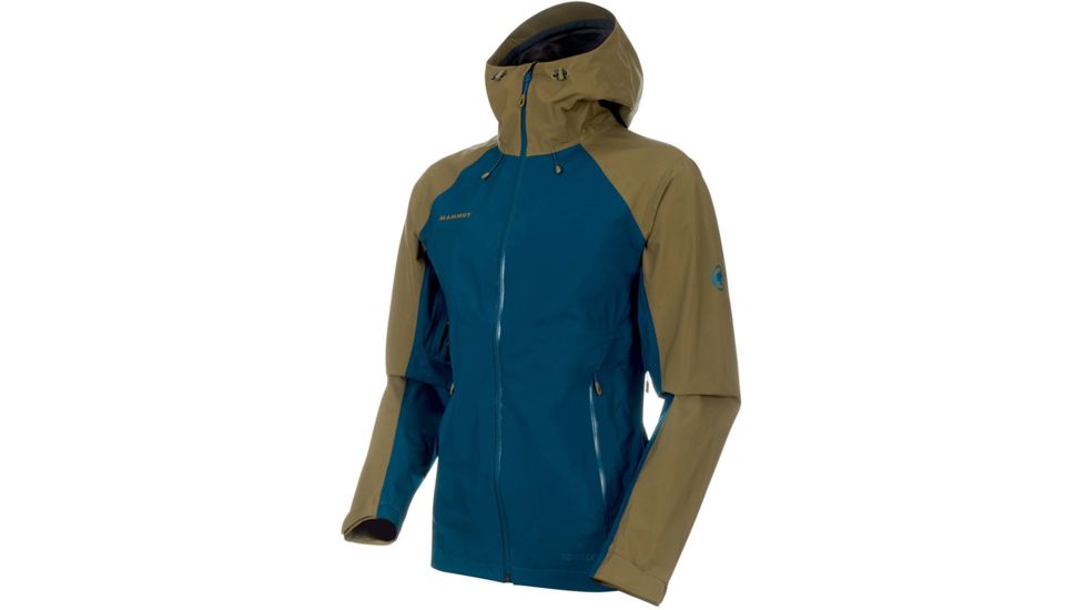 Mammut Convey Tour HS Hooded Jacket - Mens, Poseidon-Olive, Medium, 1010-26032-50137-114