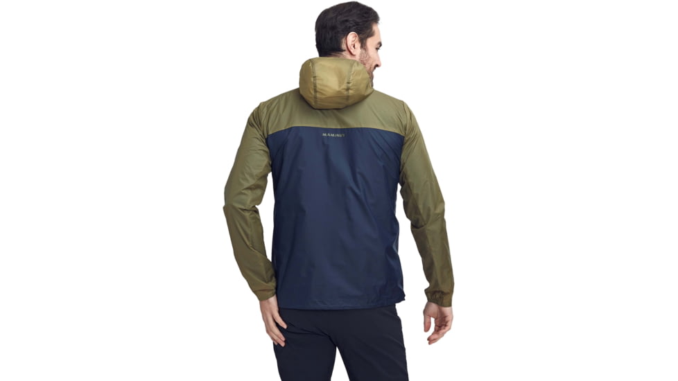 Mammut Convey WB Hooded Jacket - Mens, Olive/Marine, Small, 1012-00110-40123-113