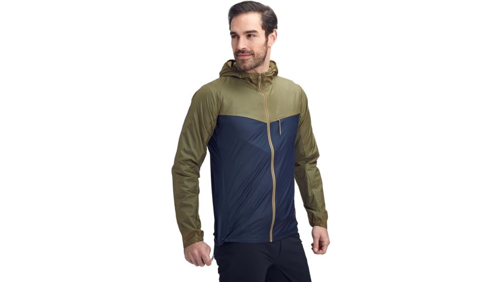 Mammut Convey WB Hooded Jacket - Mens, Olive/Marine, Small, 1012-00110-40123-113