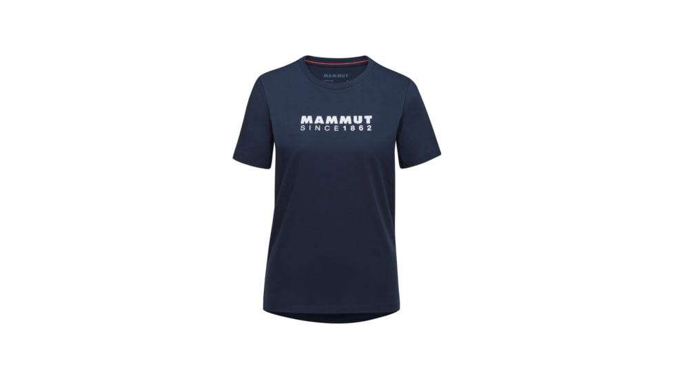 Mammut Core Logo T-Shirt - Womens, Marine, Small, 1017-03902-5118-113