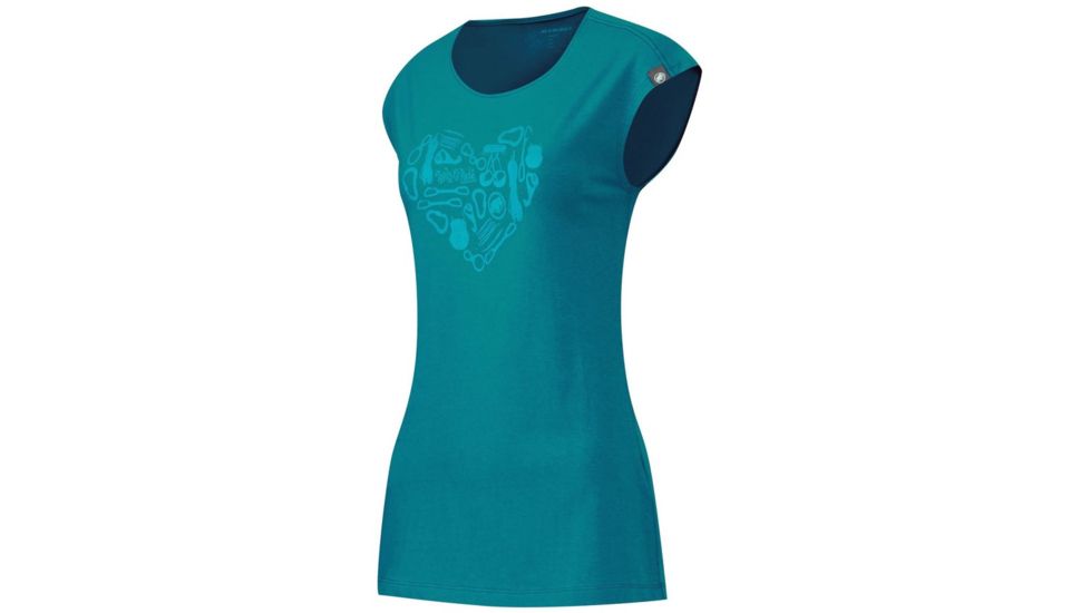 Mammut Cortina T-Shirt - Womens-Pacific-X-Small