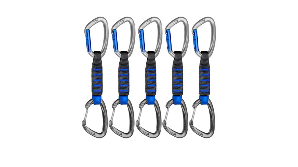 Mammut Crag Indicator Wire Express Set Quickdraws, Pack of 5, 2040-02120-32200-10