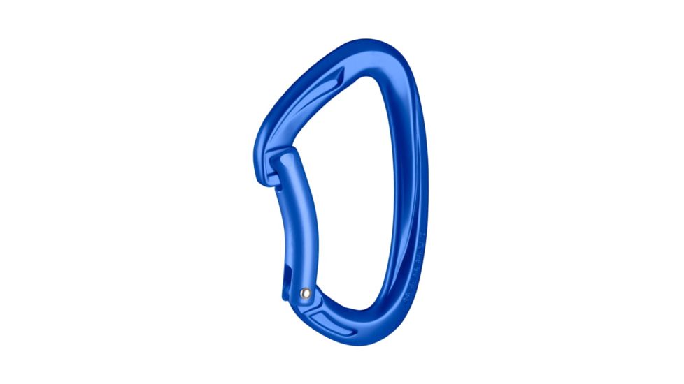 Mammut Crag Key Lock Carabiner, Bent Gate, Ultramarine, One Size, 2040-02200-12196-1