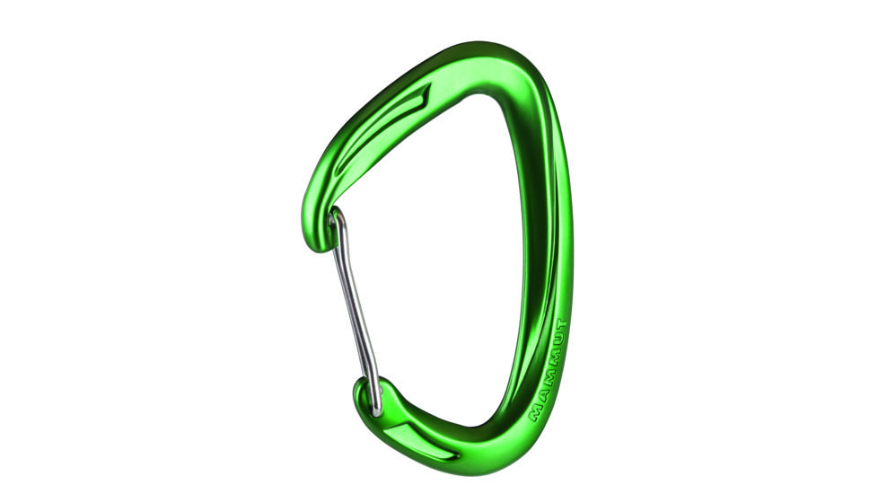 Mammut Crag Wire Gate Carabiner-Green