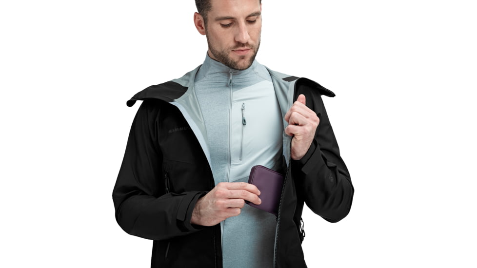 Mammut Crater HS Hooded Jacket - Mens, Black, Small, 1010-27700-0001-113